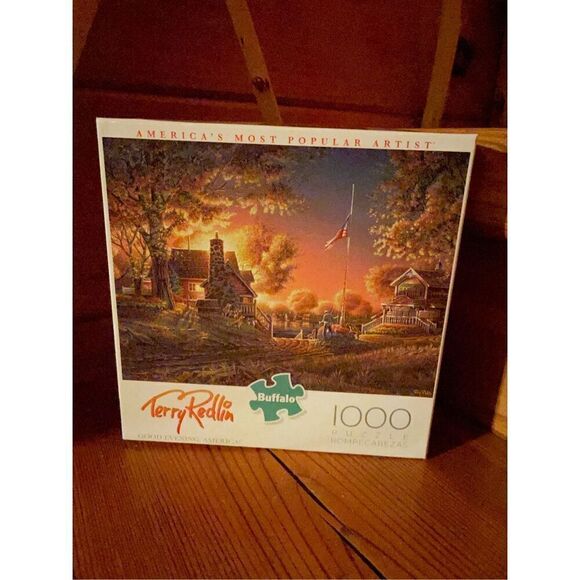 Good Evening America! 1000 Piece Puzzle - Terry Redlin - Picture 1 of 2